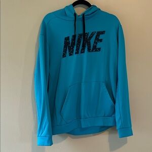 Nike Men's Vibrant Blue Hoodie